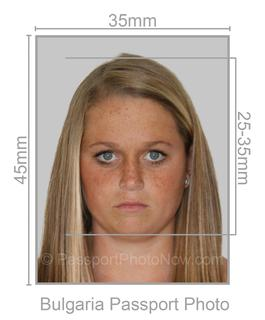 Bulgaria Passport & Visa Photo requirement