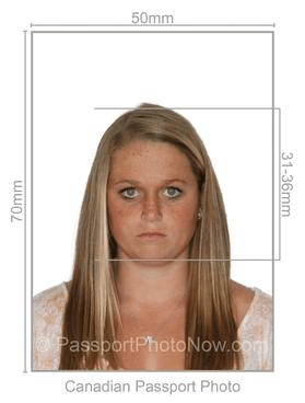 Canadian Passport Photo requirement