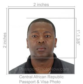 Central African Republic Passport & Visa Photo requirement
