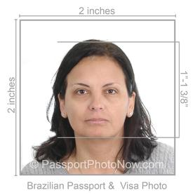 Brazil Passport & Visa Photo requirement