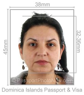 Dominica Passport & Visa Photo requirement