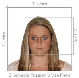 El Salvador Passport & Visa Photo requirement