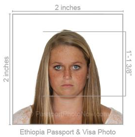 Ethiopia Passport & Visa Photo requirement