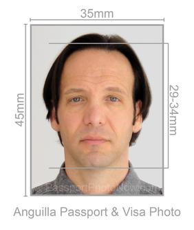 Anguilla Passport & Visa Photo requirement