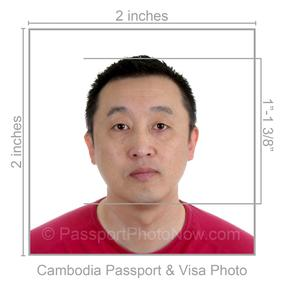 Cambodia Passport & Visa Photo requirement