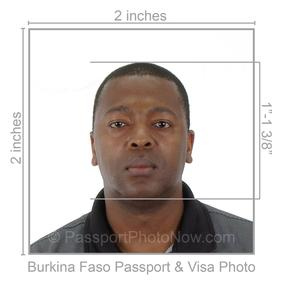 Burkina Faso Passport & Visa Photo requirement