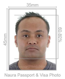 Nauru Passport & Visa Photo requirement