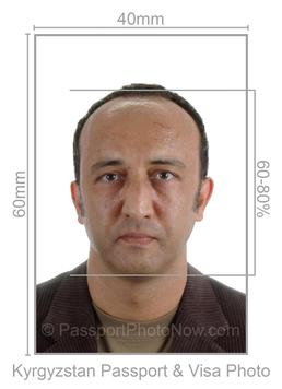 Kyrgyzstan Passport & Visa Photo requirement