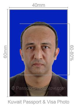 Kuwait Passport & Visa Photo requirement