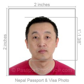 Nepal Passport & Visa Photo requirement