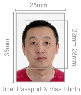 Tibet Passport & Visa Photo requirement