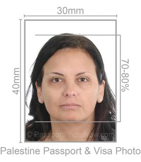 Palestinian Passport & Visa Photo requirement