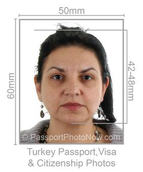 Turkey Passport & Visa Photo requirement