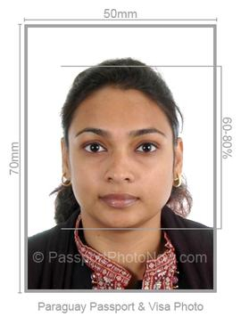 Paraguay Passport & Visa Photo requirement