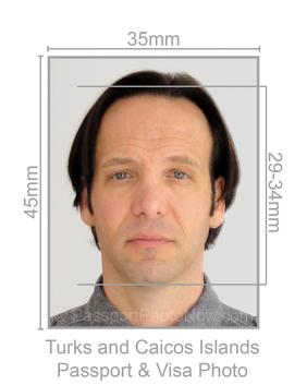 Turks and Caicos Islands Passport & Visa Photo requirement