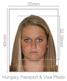 Hungary Passport & Visa Photo requirement