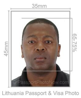 Lithuania Passport & Visa Photo requirement
