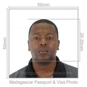 Madagascar Passport & Visa Photo requirement