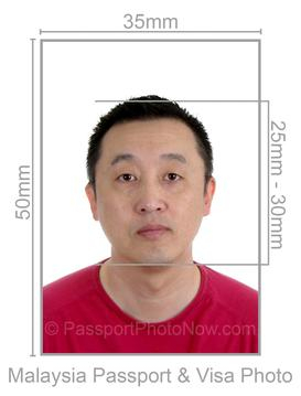 Malaysia Passport & Visa Photo requirement