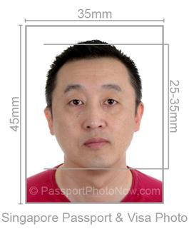 Singapore Passport & Visa Photo requirement