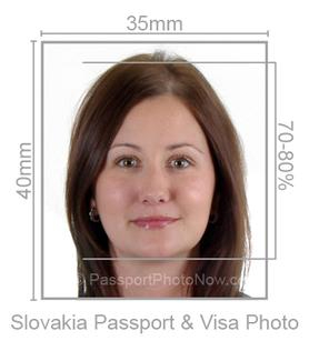 Slovakia Passport & Visa Photo requirement