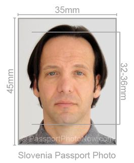 Slovenia Passport Photo requirement