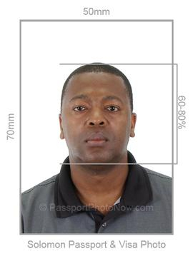 Solomon Islands Passport & Visa Photo requirement