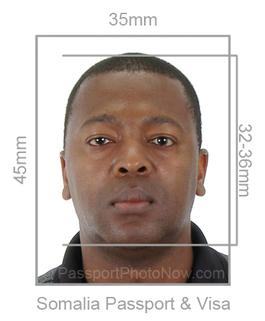 Somali Passport & Visa Photo requirement