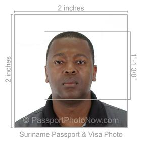 Surinamese Passport & Visa Photo requirement