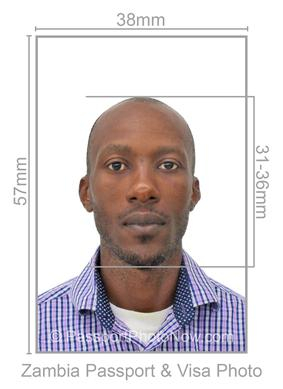 Zambian Passport & Visa Photo requirement