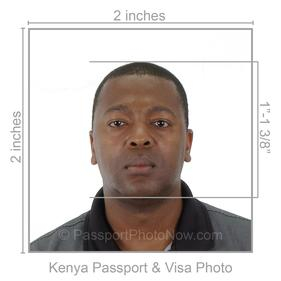 Kenya Passport & Visa Photo requirement
