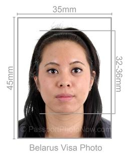 Belarus Visa Photo requirement