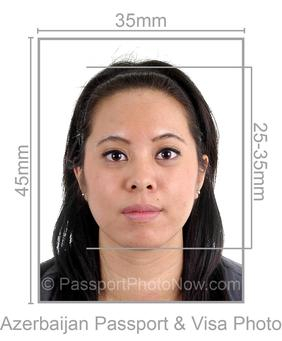 Azerbaijan Passport & Visa Photo requirement